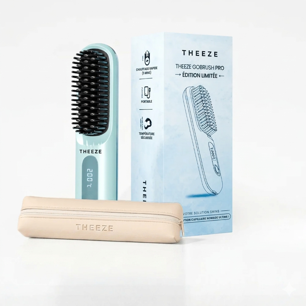 Brosse Lissante THEEZE - Style Doux et Sûr