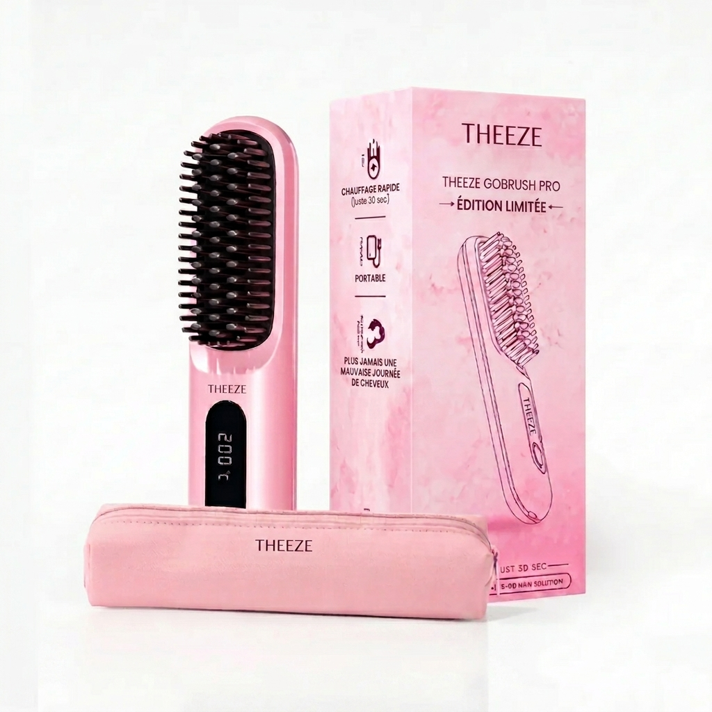Brosse Lissante THEEZE - Style Doux et Sûr